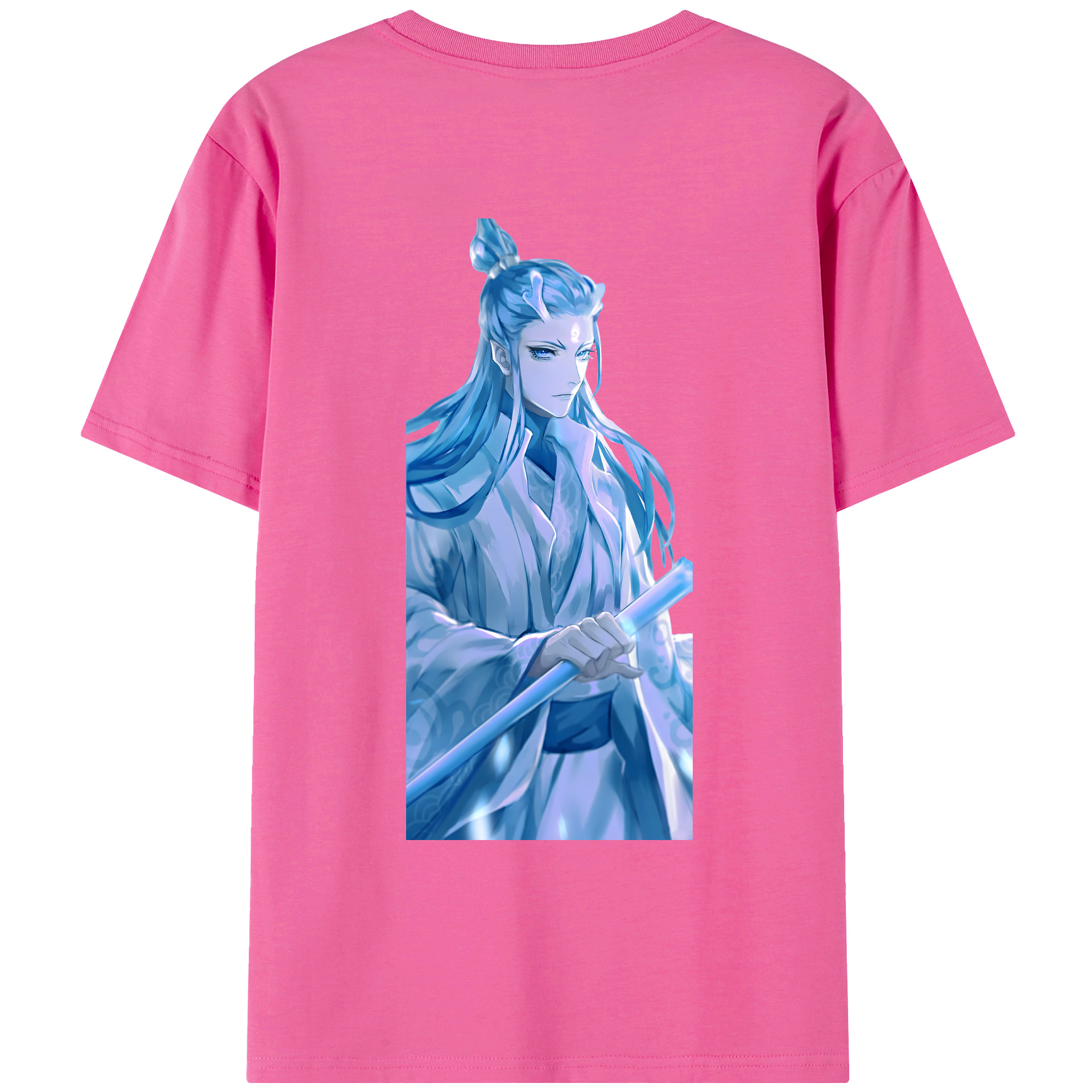 （画像用） Ne Zha 2 ナタ 魔童の大暴れ レディース半袖Tシャツ(バックプリント)